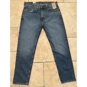 Levis 505 Jeans Mens 36x34 Blue Stretch Regular Fit Straight Leg Denim New Tags
